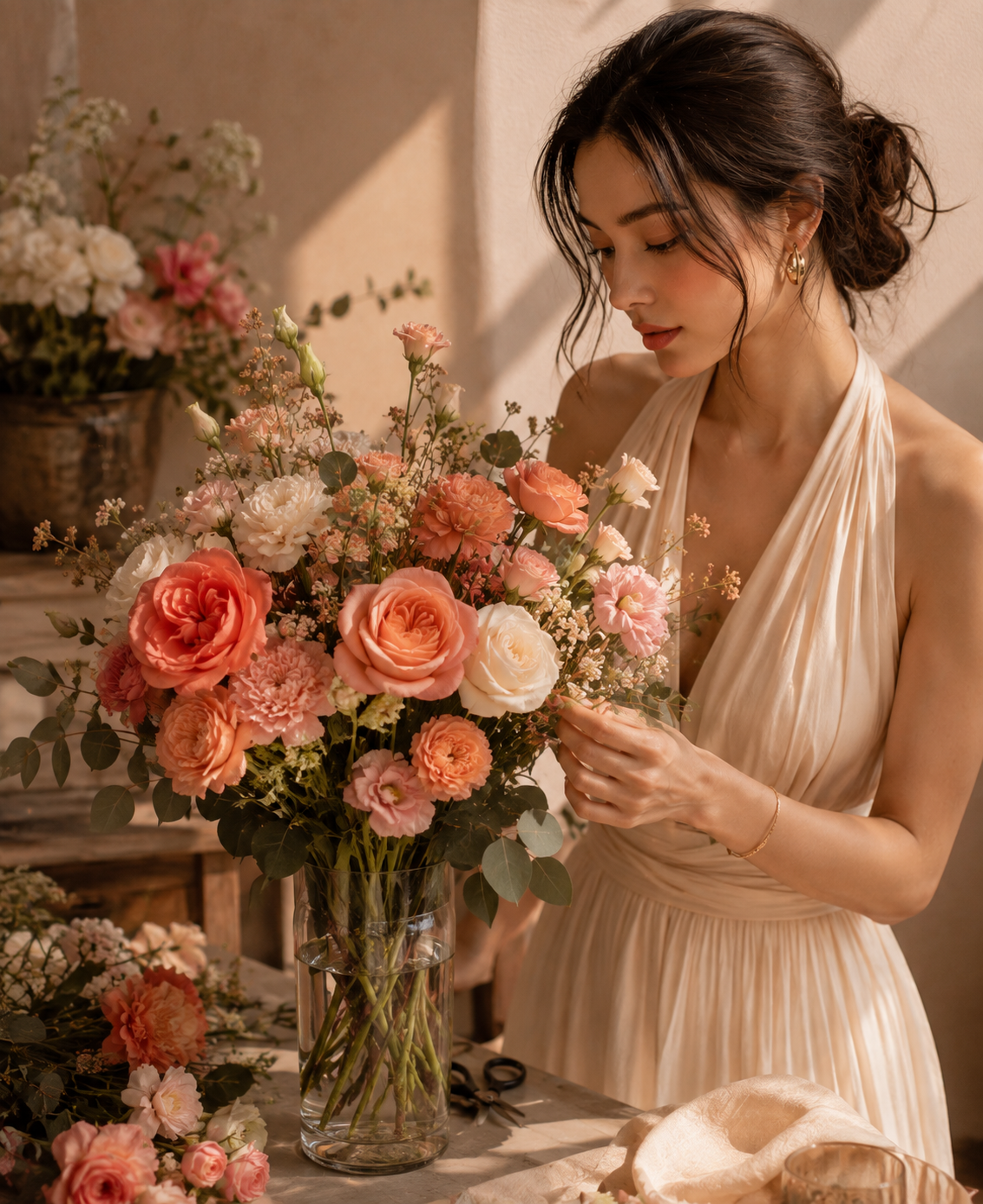 แจกันดอกไม้ โดย Holy Peony